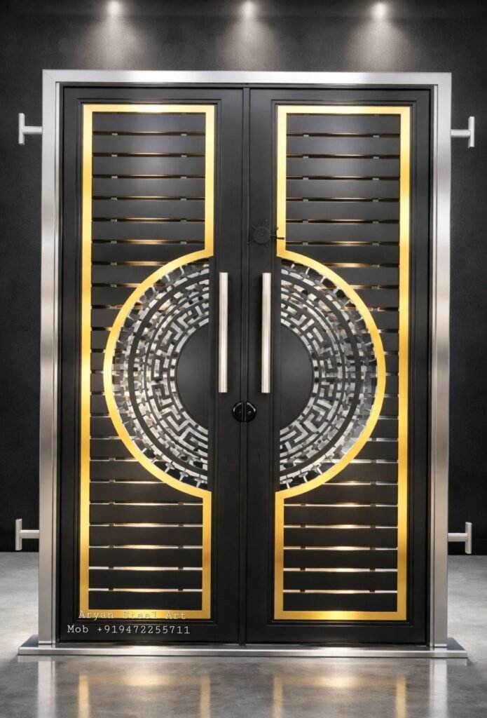 Luxury Steel Wooden Door | Entrance Doors Bihar India