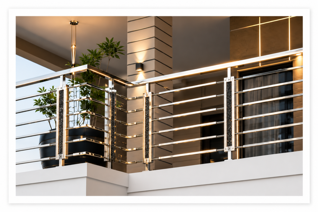 Premium Stainless Steel Railing Design for Balcony Darbhanga Bihar