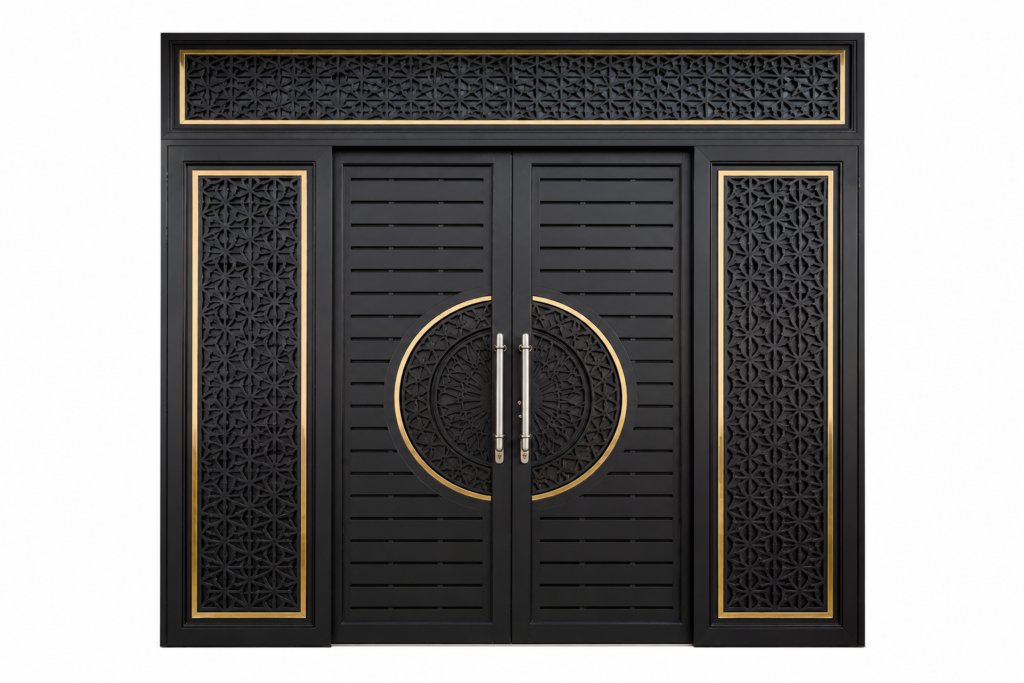 Luxury Sliding Folding Main Gate Designs | Modern Laser Cut Gate Design – Aryan Steel Art