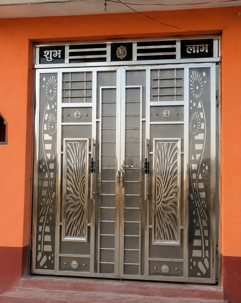 Premium stainless steel gate Darbhanga