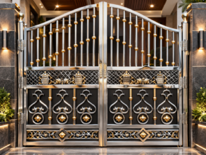 Luxury stainless steel gate design and price