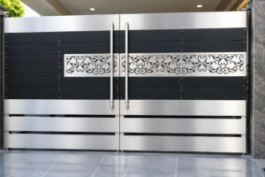 Designer Stainless Steel Main Gate for Luxury Homes & Villas
