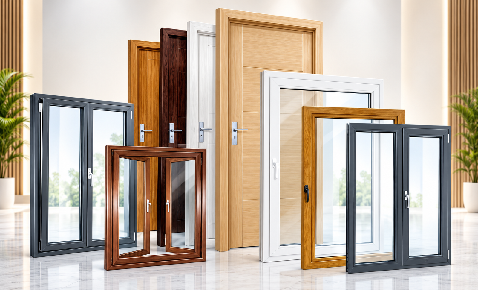 uPVC and Aluminium Window Door Design in Darbhanga
