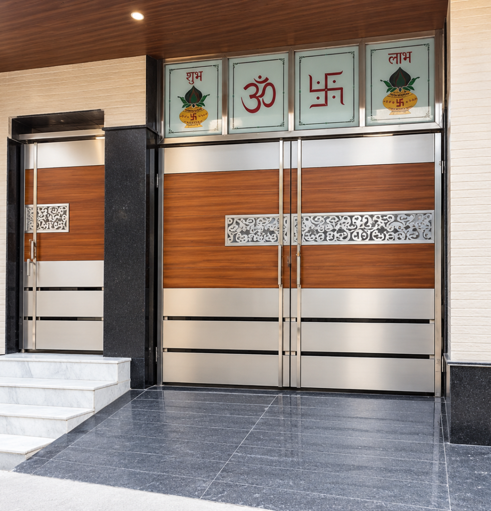 Best steel gate design for a modern home by Aryan Steel Art