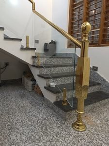 PVD coated glass railing price
