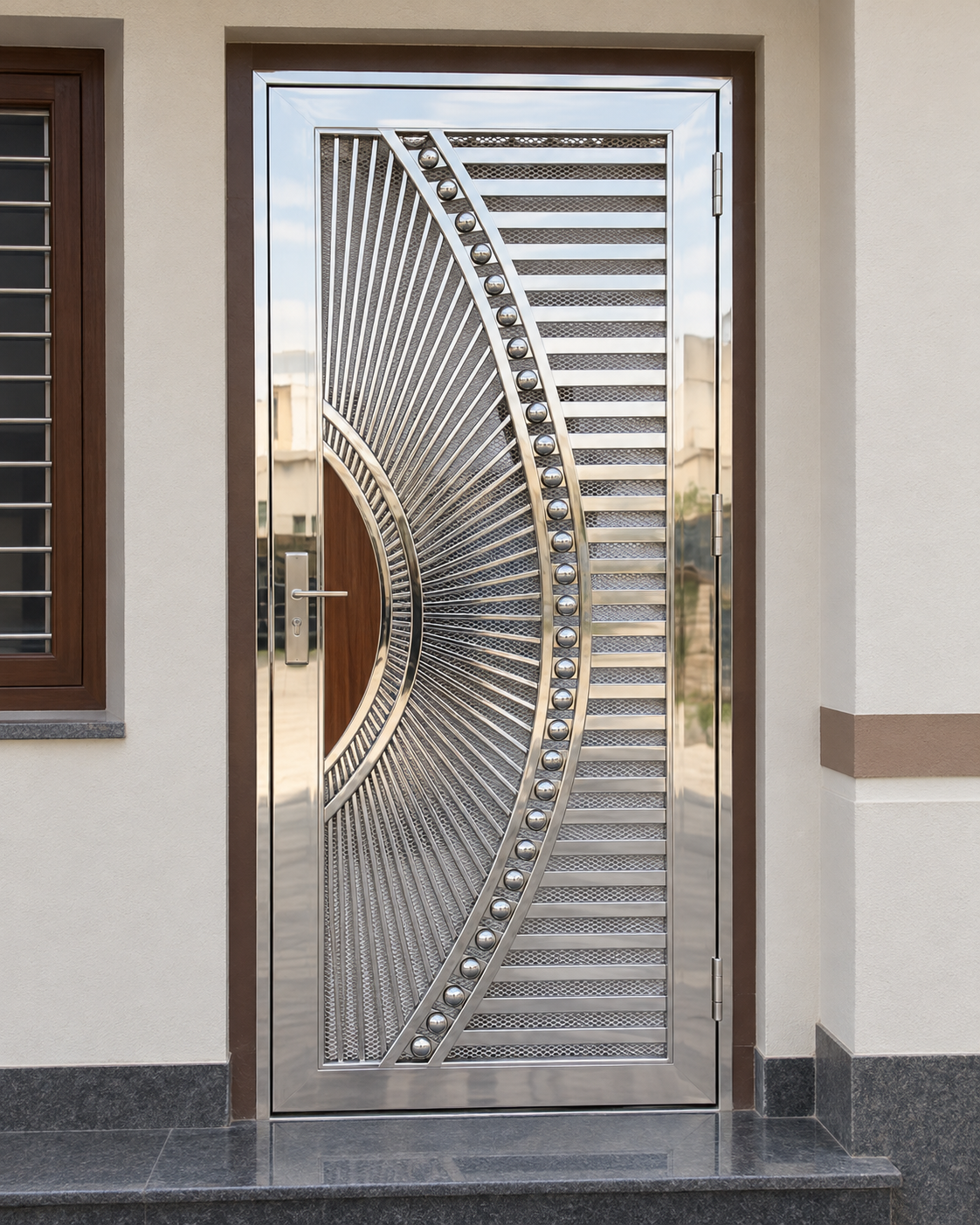 Steel gate designs in Darbhanga Bihar by Aryan Steel Art