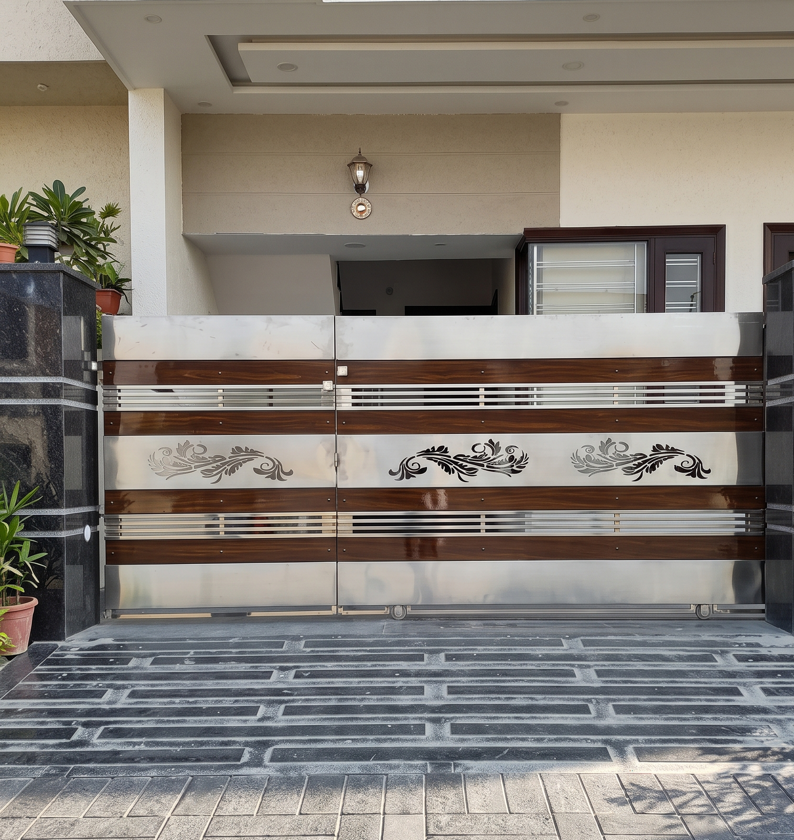 Best steel gate design for homes